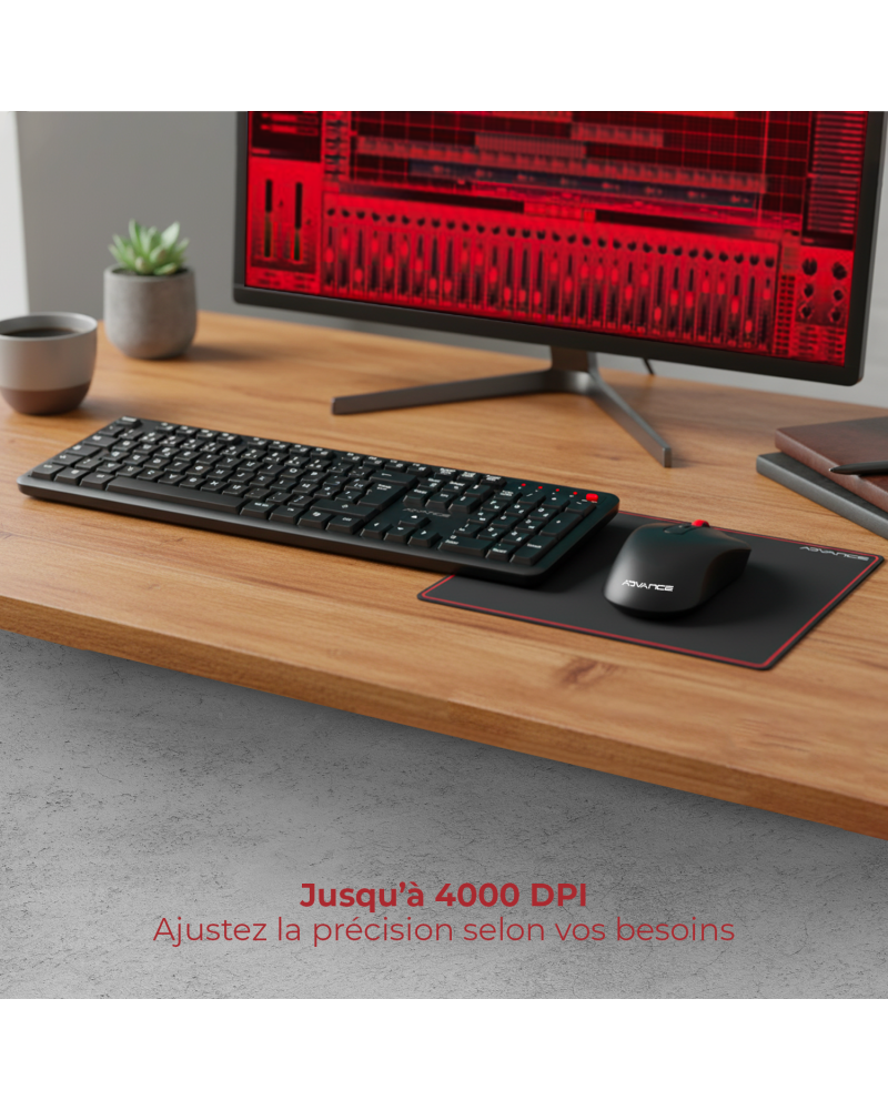 Pack Clavier + Souris + Tapis