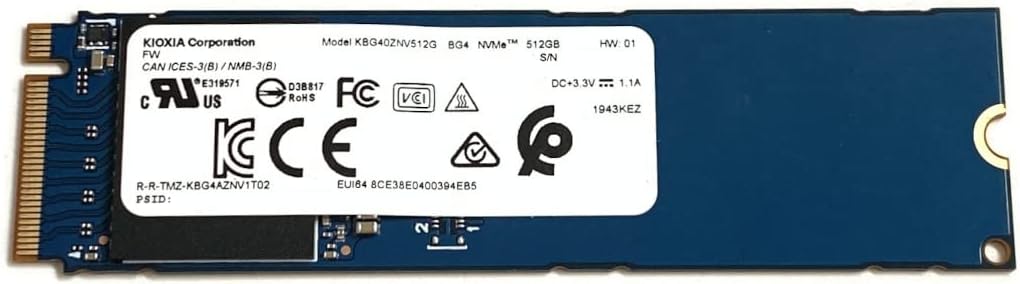 Kioxia KBG40ZNV512G 512 GB