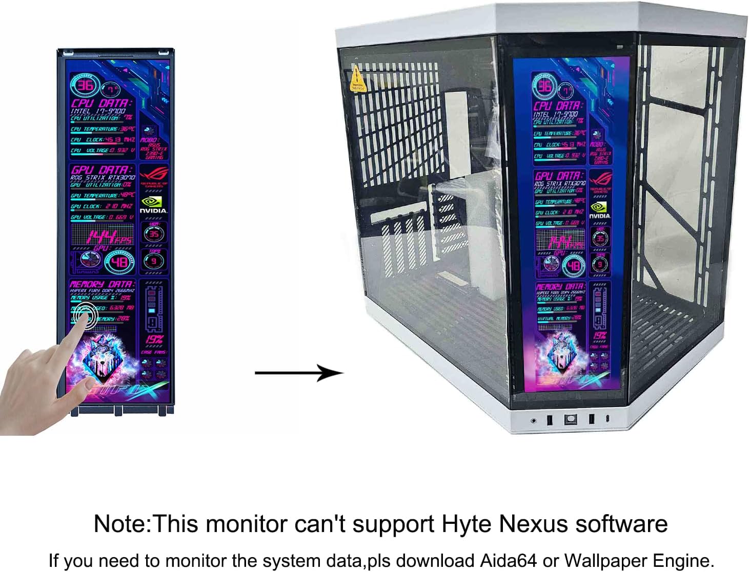 VSDISPLAY 14,5 pouces pour Y70