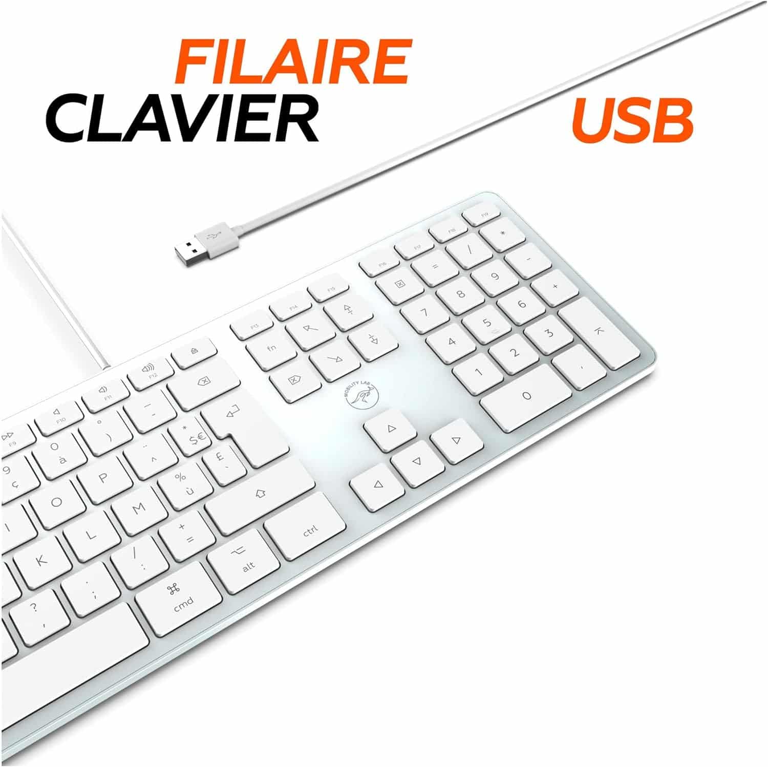 Clavier filaire dédié iMac